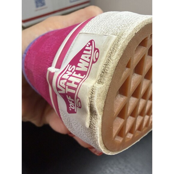 Vans Classic Slip On Checkerboard Multicolor Pop Youth Sz 4 - Picture 12 of 15